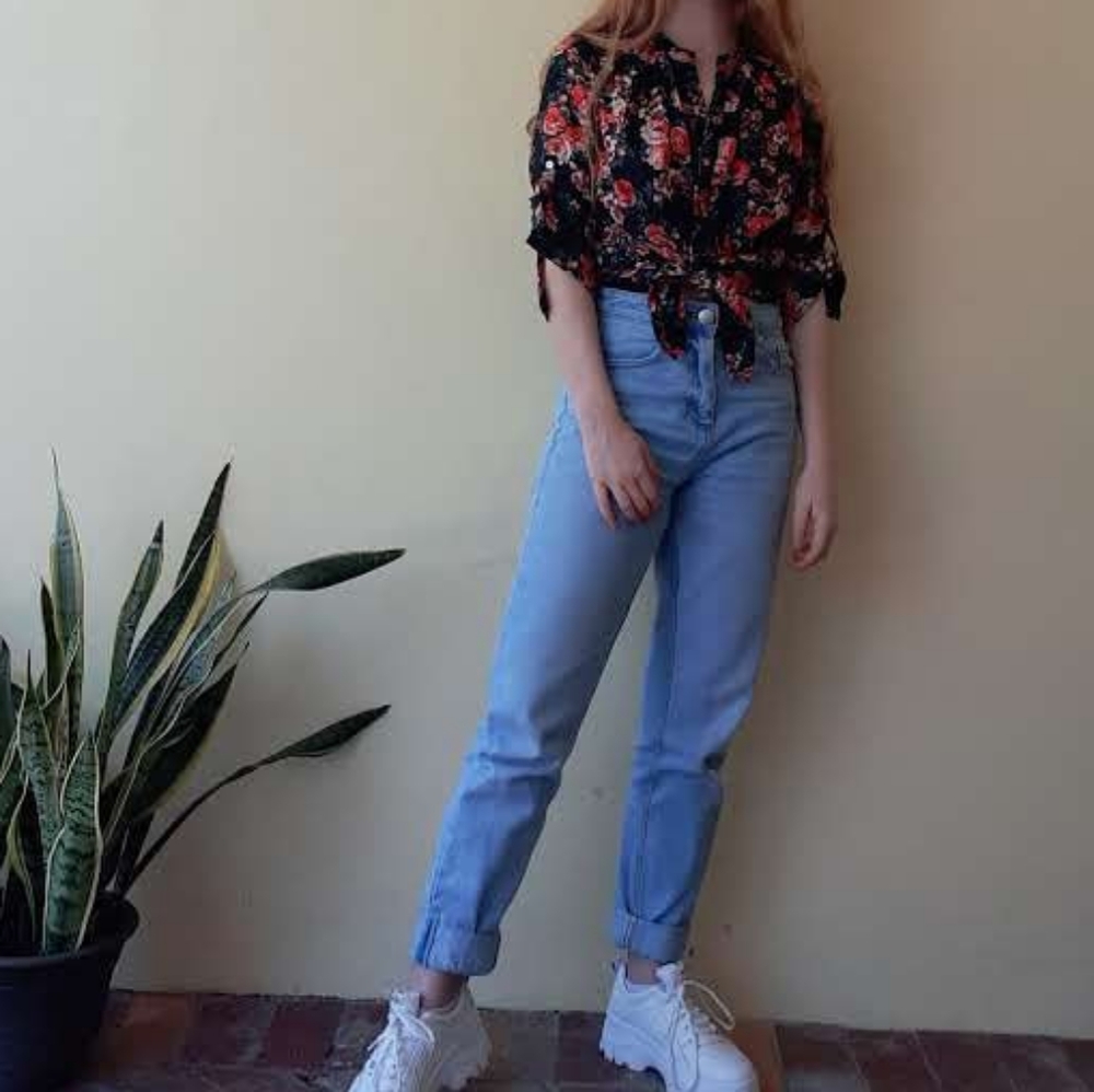 Floral Button Down
